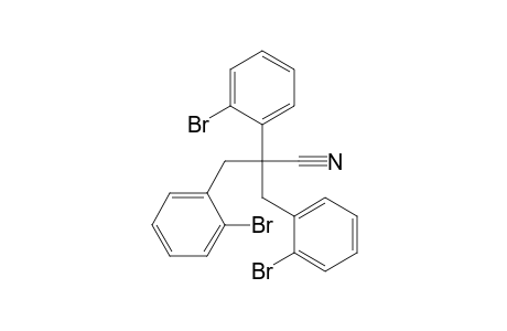 2,3-bis(2-bromophenyl)-2-[(2-bromophenyl)methyl]propanenitrile