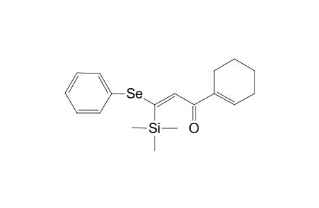 (E)-1-phenylselenyl-1-trimethylsilyl-2-(cyclohex-1'-en-1'-ylcarbonyl)ethene