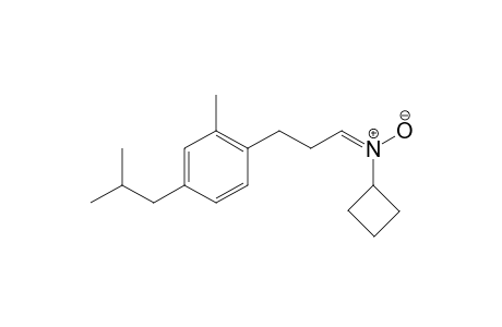 (Z)-N-cyclobutyl-3-(4-isobutyl-2-methylphenyl)propan-1-imine oxide