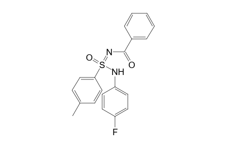 N-(Benzoyl)-4-toluenesulfonimid-N'-(4-fluorophenyl)amide