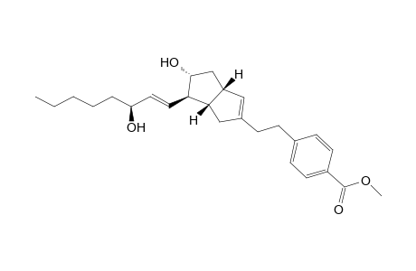 (1S,5S,6R,7R)-7-Hydroxy-6-[(E,S)-3-hydroxy-1-octenyl]-3-[2-(4-methoxycarbonylphenyl)ethyl]bicyclo[3.3.0]-2-octene