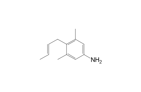 Benzenamine, 4-(2-butenyl)-3,5-dimethyl-, (E)-