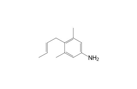 Benzenamine, 4-(2-butenyl)-3,5-dimethyl-, (E)-