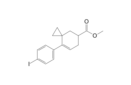 Methyl 8-(4'-iodophenyl)spiro[2,5]oct-7-ene-5-carboxylate