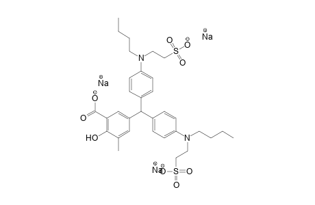 Bis(p-N-butyl-N-taurylamino)-3'-carboxy-4'-hydroxy-5'-methyl-triphenylmethane