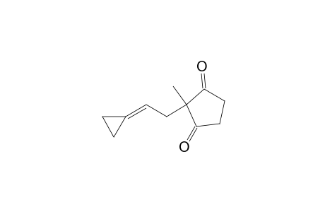 2-(2-Cyclopropylideneethyl)-2-methylcyclopentane-1,3-dione