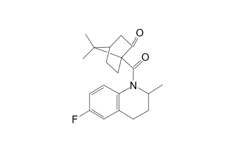 Bicyclo[2.2.1]heptan-2-one, 1-[[6-fluoro-3,4-dihydro-2-methyl-1(2H)-quinolinyl]carbonyl]-7,7-dimethyl-