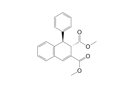 2,3-Naphthalenedicarboxylic acid, 1,2-dihydro-1-phenyl-, dimethyl ester, trans-(.+-.)-