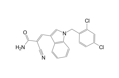 (2E)-2-cyano-3-[1-(2,4-dichlorobenzyl)-1H-indol-3-yl]-2-propenamide