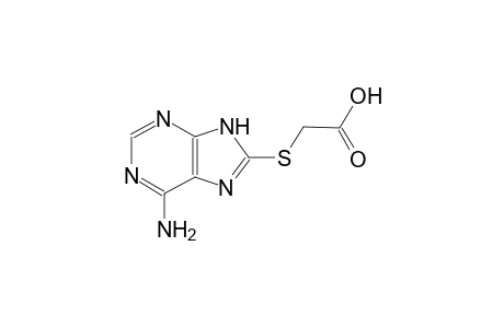 [(6-amino-9H-purin-8-yl)sulfanyl]acetic acid