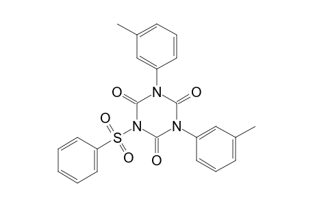 1,3-di-m-tolyl-5-(phenylsulfonyl)-s-triazine-2,4,6(1H,3H,5H)-trione