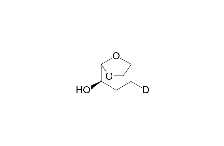6,8-Dioxabicyclo(3.2.1)octan-4.beta.-ol-2-D1
