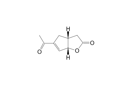 (3aR*,6aS*)-5-Acetyl-3,3a,4,6a-tetrahydro-2H-cyclopenta[b]furan-2-one