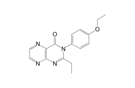 3-(p-ETHOXYPHENYL)-2-ETHYL-4(3H)-PTERIDINONE