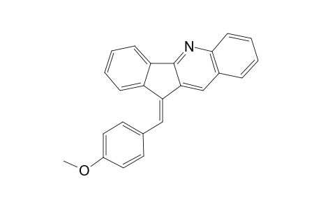 (11E)-11-p-anisylideneindeno[1,2-b]quinoline
