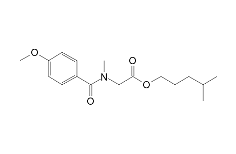 Sarcosine, N-(4-methoxybenzoyl)-, isohexyl ester