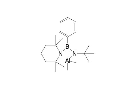 2-tert-Butyl-3,3,5,5,9,9-hexamethyl-1-phenyl-2-aza-4-azonia-1-bora- 3-aluminataspiro[3.5]nonane