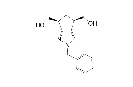 (+-)-cis(4R,6S)-2-Benzylcyclopenta[c]pyrazole-4,6-dimethanol