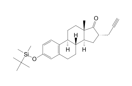 Estra-1,3,5(10)-trien-17-one, 3-[[(1,1-dimethylethyl)dimethylsilyl]o xy]-16-(2-propynyl)-, (16.alpha.)-