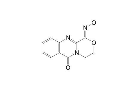 1-HYDROXYIMINO-3,4-DIHYDRO-(1H,6H)-[1,4]-OXAZINO-[3,4-B]-QUINAZOLIN-6-ONE