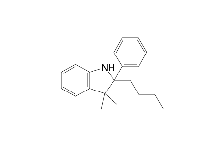 2-Butyl-3,3-dimethyl-2-phenyl-2,3-dihydro-1H-indole