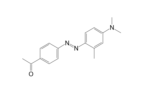 4'-[(4-dimethylamino-o-tolyl)azo]acetophenone