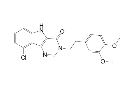 9-chloro-3-[2-(3,4-dimethoxyphenyl)ethyl]-3,5-dihydro-4H-pyrimido[5,4-b]indol-4-one