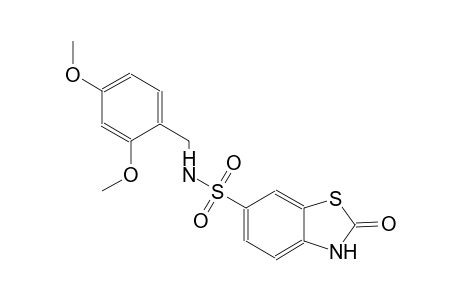 N-(2,4-dimethoxybenzyl)-2-oxo-2,3-dihydro-1,3-benzothiazole-6-sulfonamide