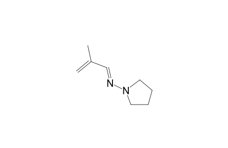 3-Methyl-1-pyrrolidino-1-aza-1,3-butadiene