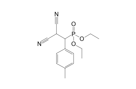 Diethyl 2,2-dicyano-1-p-tolylethylphosphonate