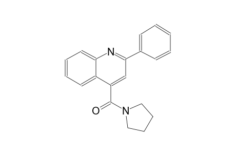 2-phenyl-4-(1-pyrrolidinylcarbonyl)quinoline