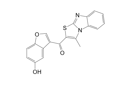 a2-(5-Hydroxybenzofuran-3-yl)-3-methylthiazolo[3,2-a]benzimidazole