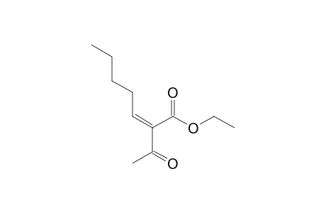(Z)-2-acetyl-2-heptenoic acid ethyl ester