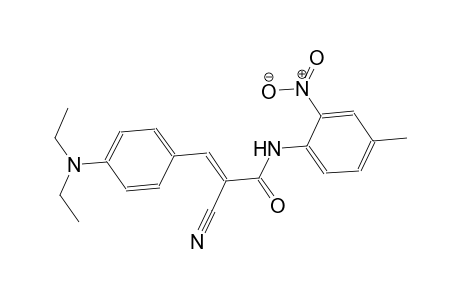 (2E)-2-cyano-3-[4-(diethylamino)phenyl]-N-(4-methyl-2-nitrophenyl)-2-propenamide
