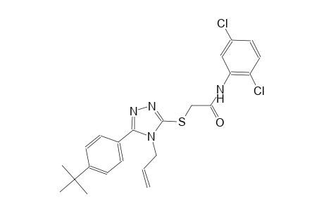 2-{[4-allyl-5-(4-tert-butylphenyl)-4H-1,2,4-triazol-3-yl]sulfanyl}-N-(2,5-dichlorophenyl)acetamide