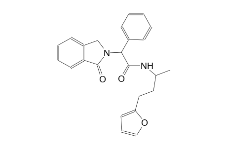 1H-isoindole-2-acetamide, N-[3-(2-furanyl)-1-methylpropyl]-2,3-dihydro-1-oxo-alpha-phenyl-, (alpha~2~R)-