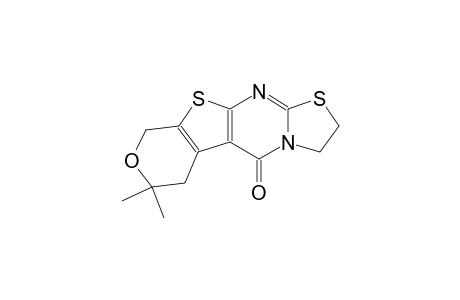 6H-7-Oxa-1,9-dithia-3a,10-diazacyclopenta[b]fluoren-4-one, 6,6-dimethyl-2,3,5,8-tetrahydro-