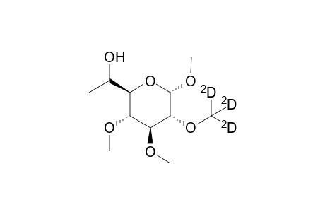 Methyl 2-D3-methyl-3,4,6-trimethyl-.alpha.,d-glucopyranoside