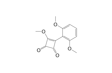 4-(2,6-dimethoxyphenyl)-3-methoxy-3-cyclobutene-1,2-dione