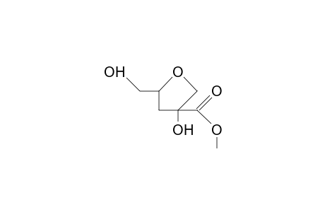 (3R)-trans-3-Hydroxy-5-hydroxymethyl-tetrahydrofuran-3-carboxylic acid, methyl ester