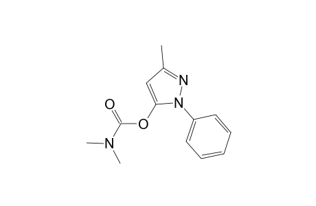 Carbamic acid, dimethyl-, 3-methyl-1-phenyl-1H-pyrazol-5-yl ester