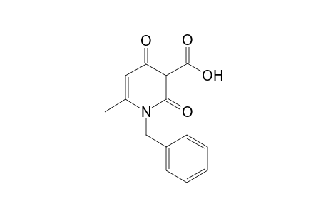 3-Pyridinecarboxylic acid, 1,2,3,4-tetrahydro-6-methyl-2,4-dioxo-1-(phenylmethyl)-