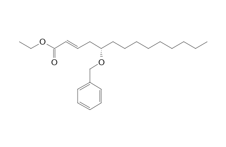 (E,5S)-5-benzoxytetradec-2-enoic acid ethyl ester
