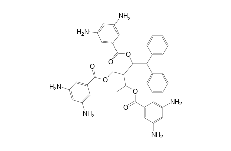 3'-[(3,5-Diaminobenzoyloxy)methyl]-5',5'-diphenylpentane-2',4'-diyl bis(3,5-diaminobenzoate)