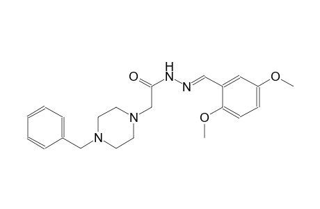 1-piperazineacetic acid, 4-(phenylmethyl)-, 2-[(E)-(2,5-dimethoxyphenyl)methylidene]hydrazide