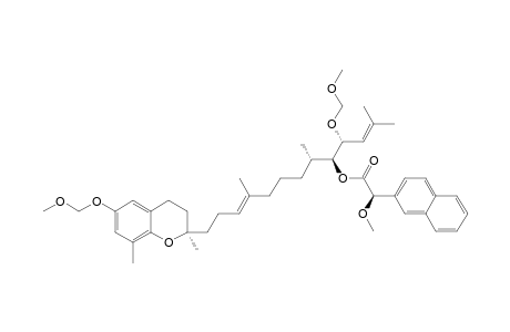 (2R)-2-methoxy-2-(2-naphthyl)acetic acid [(E,1S,2S)-9-[(2R)-6-(methoxymethoxy)-2,8-dimethyl-chroman-2-yl]-1-[(1R)-1-(methoxymethoxy)-3-methyl-but-2-enyl]-2,6-dimethyl-non-6-enyl] ester