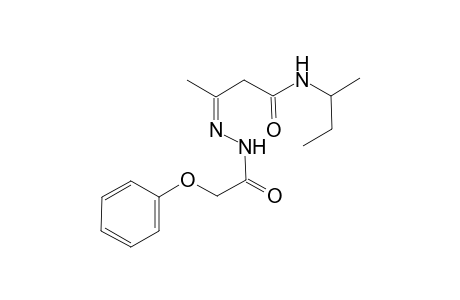 N-Sec-butyl-3-[(2-phenoxy-acetyl)-hydrazono]-butyramide