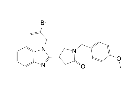 2-pyrrolidinone, 4-[1-(2-bromo-2-propenyl)-1H-benzimidazol-2-yl]-1-[(4-methoxyphenyl)methyl]-