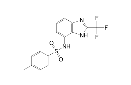 4-Methyl-N-[2-(trifluoromethyl)-1H-benzimidazol-7-yl]benzenesulfonamide