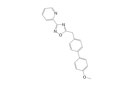 2-{5-[(4'-methoxy[1,1'-biphenyl]-4-yl)methyl]-1,2,4-oxadiazol-3-yl}pyridine